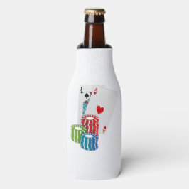 Enfriador De Botellas Blackjack con fichas de póker
