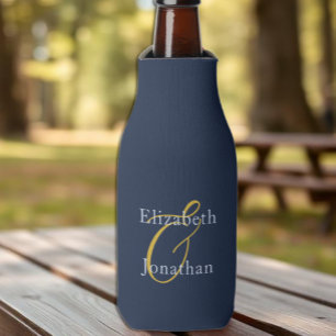 Enfriador De Botellas Boda Opulenta Azul