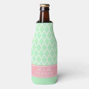 Enfriador De Botellas Boda rosa blanco marroquí #4 CB