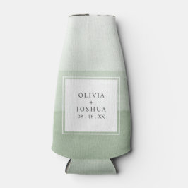 Enfriador De Botellas Boda verde moderno