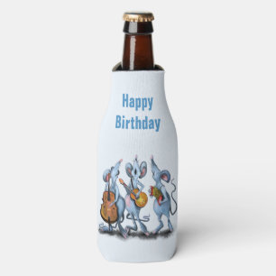 Enfriador De Botellas Bola De Banda De Ratón Refrigerador Feliz Cumpleañ