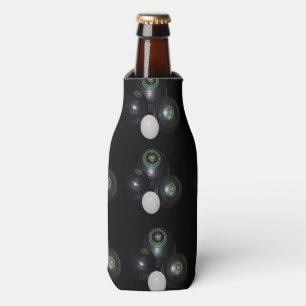 Enfriador De Botellas Bolas De Césped Negro Y Kitty,