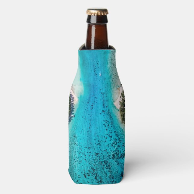 Enfriador De Botellas Bora Bora - Camino Al Océano (Frente de la botella)