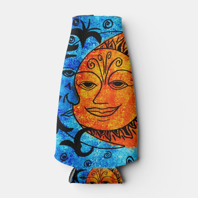 Enfriador De Botellas Botella de sol y luna y Refrigerador de bebidas (Anverso)