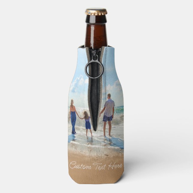 Enfriador De Botellas Botella Enfriadora Personalizada con Texto (Reverso de la botella)