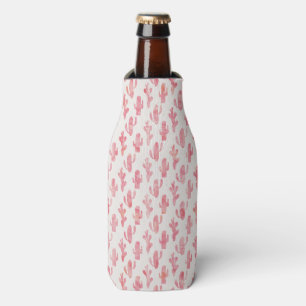 Enfriador De Botellas Botella rosada Coozy del cactus