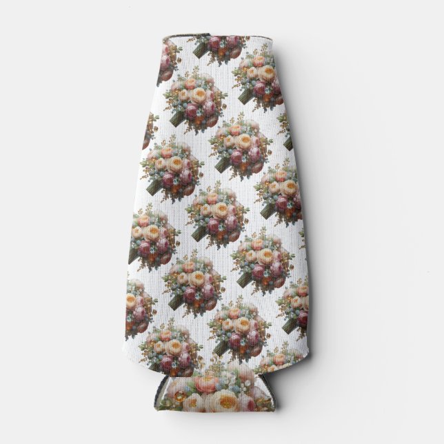 Enfriador De Botellas Bouquet de Peonies, Citrina y Topaz (Anverso)