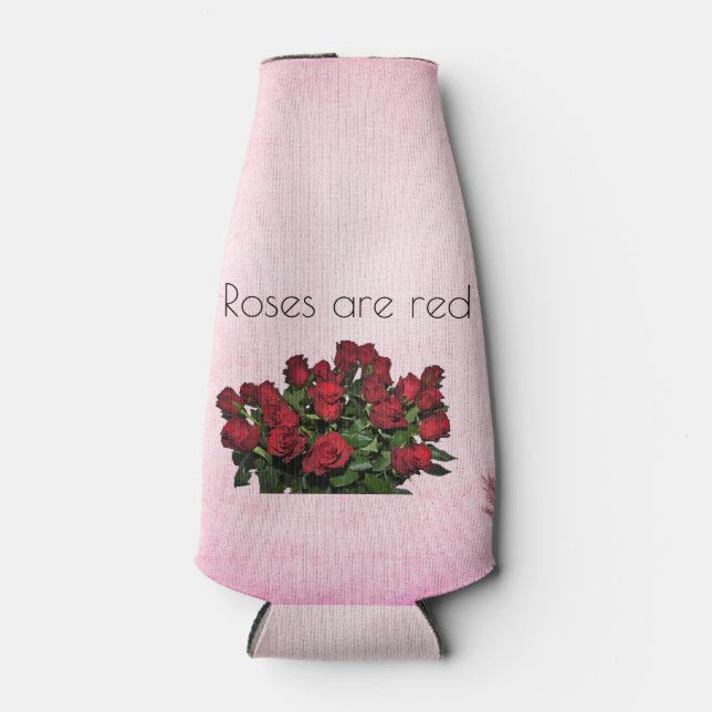 Enfriador De Botellas Bouquet de rosas rojas (Anverso)