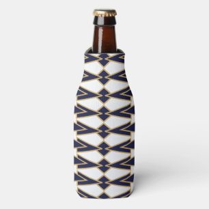 Enfriador De Botellas Bowties azules y dorados