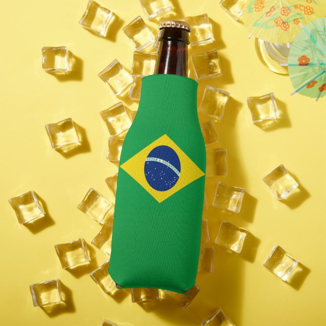 Enfriador De Botellas Brazil Flag World Cup 2026 Football Soccer (Verano in situ)