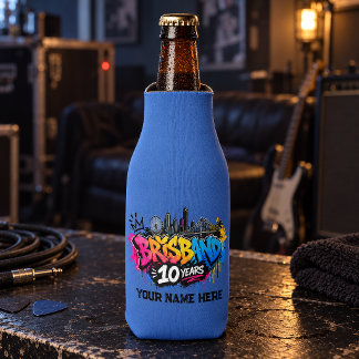 Enfriador De Botellas Brisbane personalizado 10 años