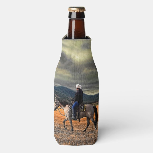 ENFRIADOR DE BOTELLAS CABALLO Y RIDER (Frente de la botella)