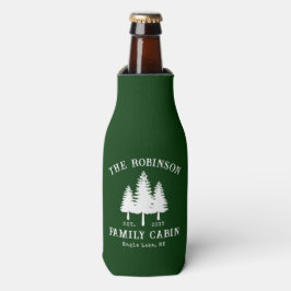 Enfriador De Botellas Cabaña Familiar Rústica Campestre Bosque Verde