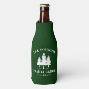 Enfriador De Botellas Cabaña Familiar Rústica Campestre Bosque Verde