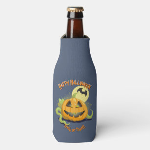 Enfriador De Botellas Calabaza de Halloween de la linterna de Jack O