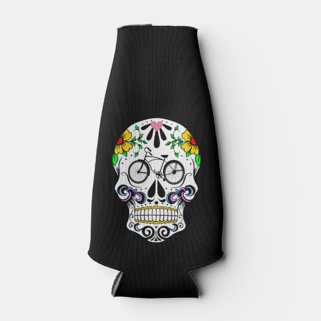 Enfriador De Botellas Calavera - Cruiser de cráneo de azúcar (Anverso)