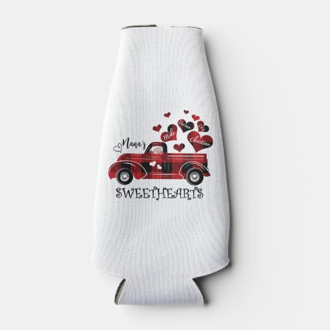 Enfriador De Botellas Camión de las bodas de Nana Mike Vivian Lily Chris (Anverso)