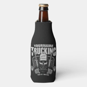 Enfriador De Botellas Camión personalizado cráneo camionero gran camión