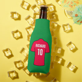 Enfriador De Botellas Camisas de fútbol en rojo