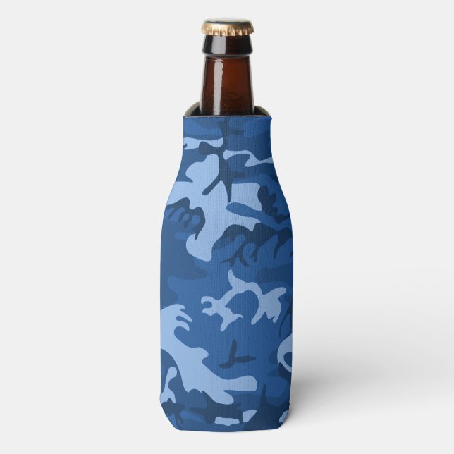 Enfriador De Botellas Camo azul (Frente de la botella)