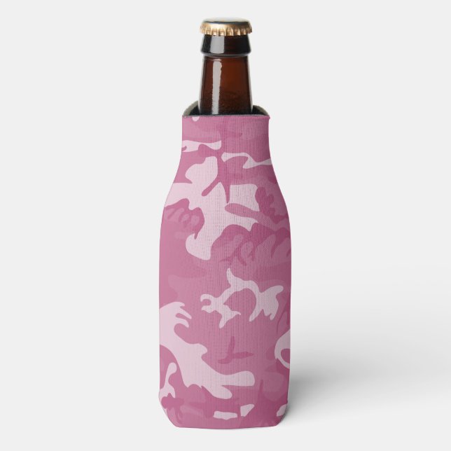 Enfriador De Botellas Camo Pink (Frente de la botella)