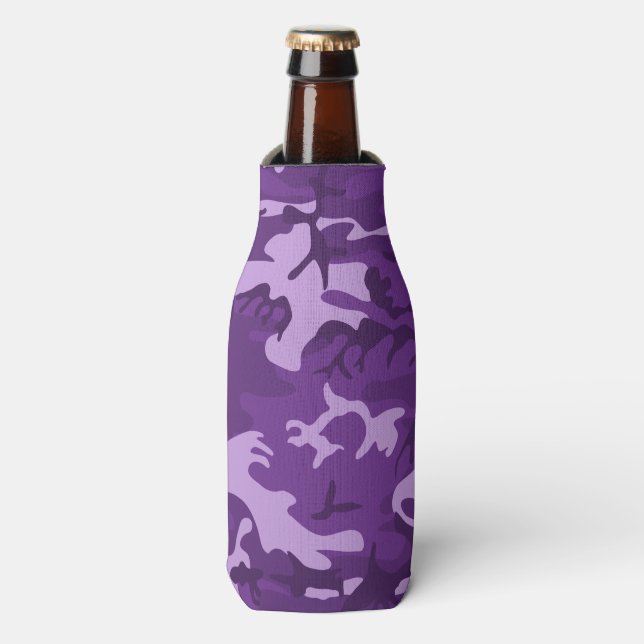 Enfriador De Botellas Camo Purple (Frente de la botella)