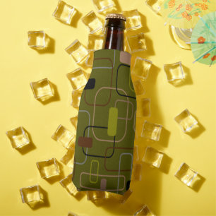 Enfriador De Botellas Camuflaje moderno de mediados de siglo