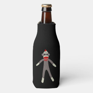 Enfriador De Botellas Cara del mono del calcetín