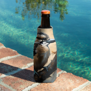 Enfriador De Botellas Carcajada encantadora: Kookaburra en pintura al ac