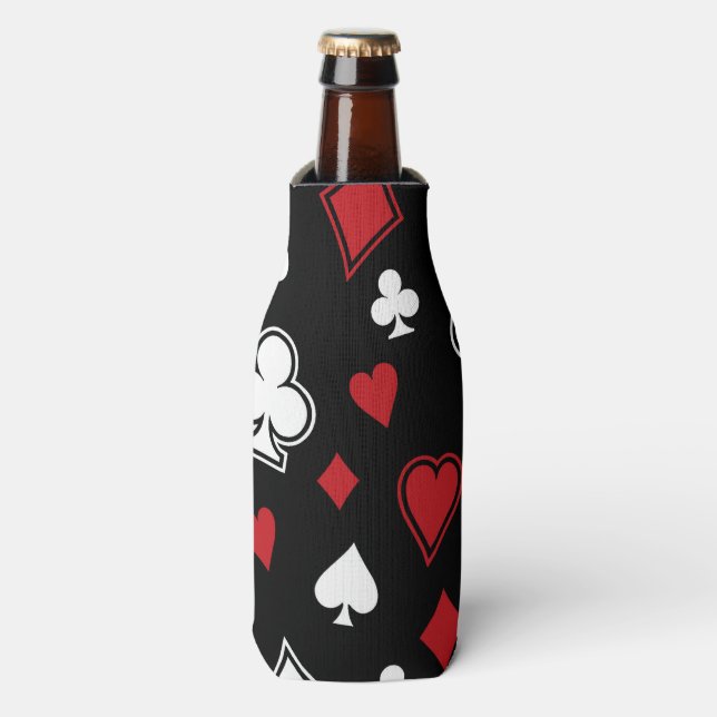 Enfriador De Botellas Cartas de juego de póquer (Frente de la botella)