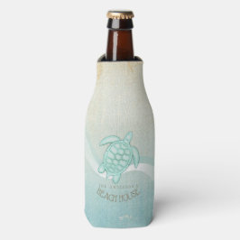 Enfriador De Botellas Caseta de playa Tortuga Náutica Aqua Blue ID623
