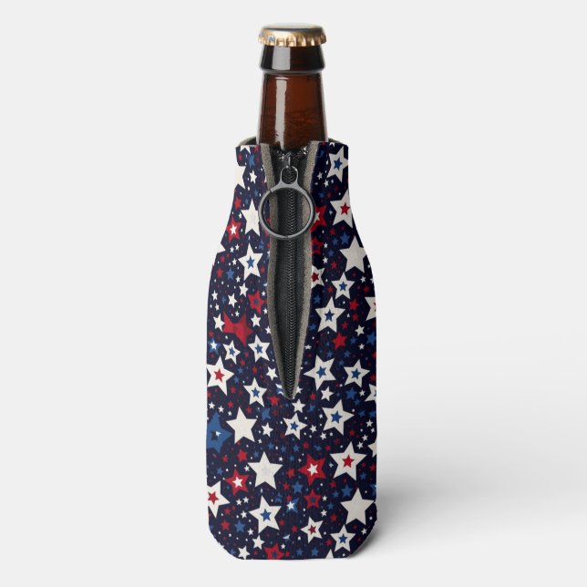 Enfriador De Botellas Celebración con estrellas (Reverso de la botella)