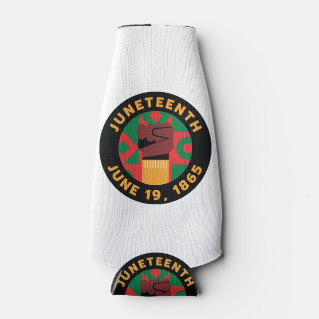 Enfriador De Botellas Celebración del 19 de junio conmemorando la libert (Anverso)