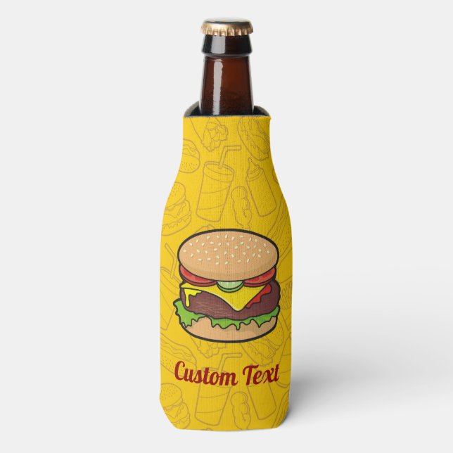 Enfriador De Botellas Cheeseburger (Frente de la botella)