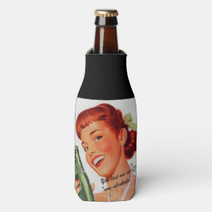 Enfriador De Botellas Chiste retro del anuncio de la soda