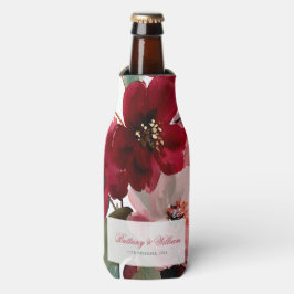 Enfriador De Botellas Christmas Themed Red Floral Wedding