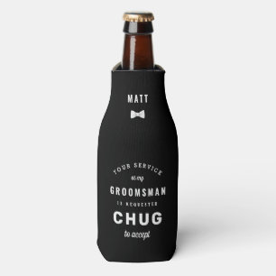 Enfriador De Botellas Chug aceptará la propuesta de Groomsman