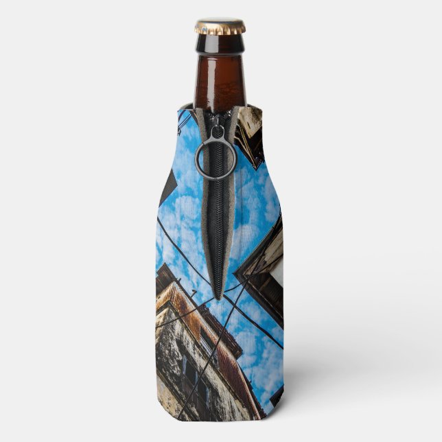 Enfriador De Botellas Cielo sobre Stonetown, Zanzíbar (Reverso de la botella)