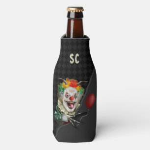 Enfriador De Botellas Circo asustadizo del payaso espeluznante de