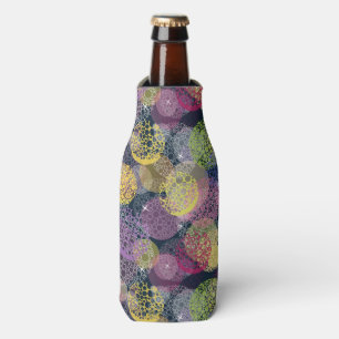 Enfriador De Botellas Círculo lindo abstracto del lunar