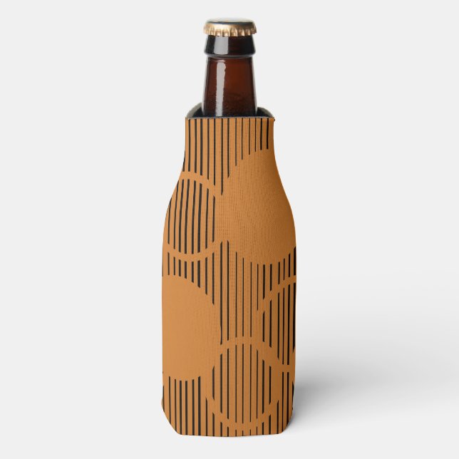Enfriador De Botellas Círculos en naranja (Frente de la botella)