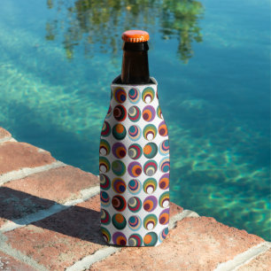 Enfriador De Botellas Círculos modernos de mediados del siglo