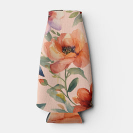 Enfriador De Botellas Citrus Chill: Naranja multicolor florece Guay verd