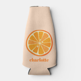 Enfriador De Botellas Citrus Naranja Diversión personalizada