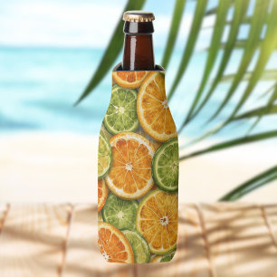 Enfriador De Botellas Citrus Splash   Naranja, Limón y Lima Acuarela