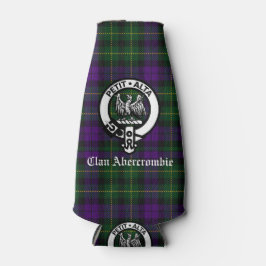 Enfriador De Botellas Clan Abercrombie Tartán y Escudo