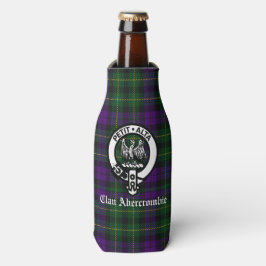 Enfriador De Botellas Clan Abercrombie Tartán y Escudo