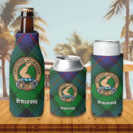 Enfriador De Botellas Clan Armstrong Escudo sobre el refrigerador del fr