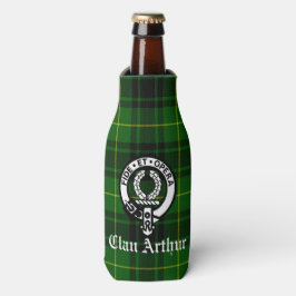 Enfriador De Botellas Clan Arthur / MacArthur Escudo y Tartán
