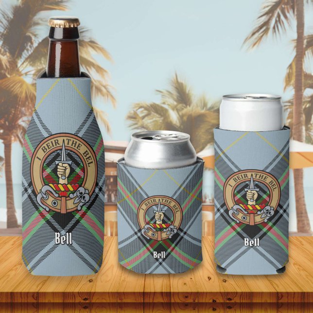 Enfriador De Botellas Clan Bell Escudo sobre Tartán (Subido por el creador)